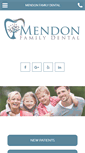 Mobile Screenshot of mendondental.com